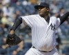 New York Yankees' CC Sabathia delivers a pitch during the third inning of a baseball game against the Seattle Mariners Saturday, April 16, 2016, in New York. (AP Photo/Frank Franklin II)