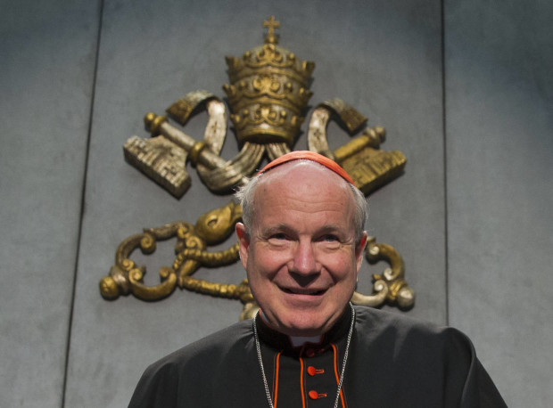 Cardinal Christoph Schoenborn attends a press conference to present the post-synodal apostolic exhortation ' Amoris Laetitia ' (The Joy of Love), at the Vatican, Friday, April 8, 2016. Pope Francis has insisted that individual conscience be the guiding principle for Catholics negotiating the complexities of sex, marriage and family life in a major document released Friday that repudiates the centrality of black and white rules for the faithful. In the 256-page document "The Joy of Love," released Friday, Francis makes no change in church doctrine. (AP Photo/Andrew Medichini)