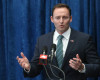 In this photo taken March Oct. 14, 2015, Rep. Patrick Murphy, D-Fla. speaks in Tallahassee, Fla. On the sidelines in the 2016 presidential race, Obama is putting himself at the center of his party’s campaigns in Congress, state legislatures, and even mayoral races. He’s taking sides in contested primaries and raising dollars while preparing to campaign in person for Democrats in the fall. (AP Photo/Steve Cannon)
