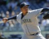 Seattle Mariners' Felix Hernandez delivers a pitch during the first inning of a baseball game against the New York Yankees Saturday, April 16, 2016, in New York. (AP Photo/Frank Franklin II)