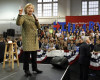 Democratic presidential candidate Hillary Clinton speaks at Carnegie Mellon University on a campaign stop, Wednesday, April 6, 2016, in Pittsburgh. (AP Photo/Keith Srakocic)