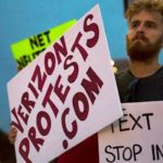 Protests at Verizon stores across the United States have been organized in opposition to the FCC's intention to kill net neutrality. (AP)