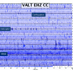 The seismic station in the crater of Mount St. Helens detected several small quakes on March 16-18. (USGS)