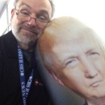 Look at that. KIRO Radio's Dave Ross found a Donald Trump punching bag. (Dave Ross/KIRO Radio)