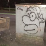 Homer Simpson on an electrical box off of Ravenna Boulevard. (Dyer Oxley)