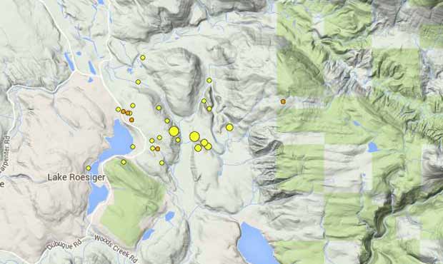 Several more earthquakes have been reported east of Everett since July 4. (USGS)...