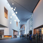 A rendering shows what the interior of the new museum could look like. (Design by Mithun, Image by Mir)
