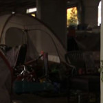 Three children were found alone in a tent under the West Seattle Bridge. (KIRO 7)