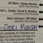 Don't expect Dori Monson to pony up the dough for a recount to find out how many people wrote him in as president. (Contributed)