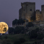 
              The moon rises behind the castle of Almodovar in Cordoba, southern Spain, on Sunday, Nov. 13, 2016. The Supermoon on November 14, 2016, will be the closest a full moon has been to Earth since January 26, 1948. (AP Photo/Miguel Morenatti)
            
