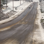 Roads in Bothell remained slick throughout the morning on Friday. (City of Bothell)