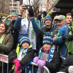 A victory march and rally were held for the Seattle Sounders Tuesday. (Jason Rantz/KIRO Radio)