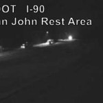 Several trucks were stranded on I-90 due to the winter weather. (WSDOT)