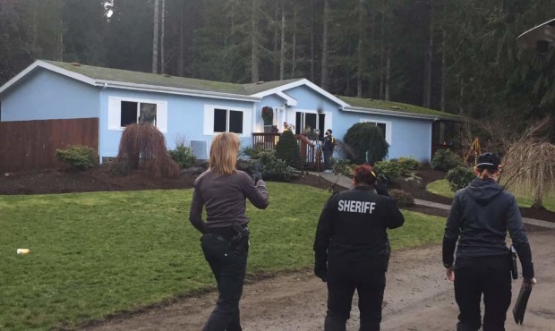 Detectives were process the crime scene and looking for a missing vehicle. (Kitsap County Sheriff's...