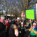 Thousands attend the Women's March in Seattle. (MyNorthwest)