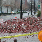 Hundreds of thousands if not billions worth of damage occurred during the Nisqually earthquake. (Seattle Municipal Archives) 