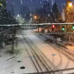 Snow stuck in many parts of Seattle Monday morning (SDOT)