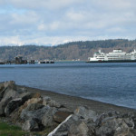Looking west from where the new terminal will be… at the old terminal. (KIRO Radio, Chris Sullivan)