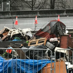The City of Seattle cleared out the illegal homeless camp known as the "Triangle" or "The Field" March 7. (MyNorthwest)