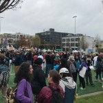 People gather in Seattle for the March for Science on April 22, 2017 -- Earth Day. (Jason Rantz, KIRO Radio)