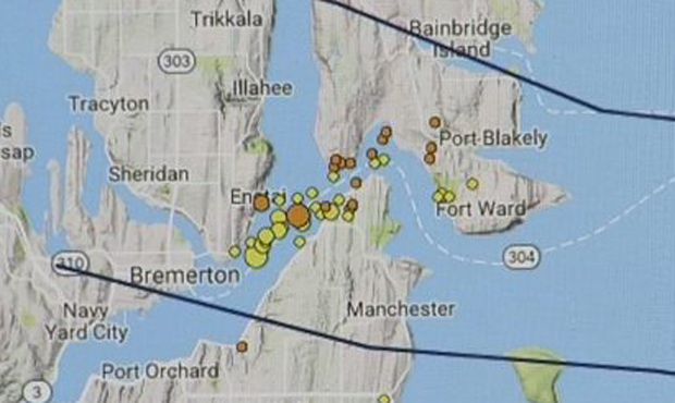 Kitsap County, seattle fault...