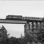 The Spirit of Washington Dinner Train ran from Renton to Woodinville from 1992 to 2007.  (Courtesy Steve Sloan)