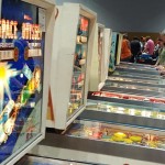 Rows of pinball machines lined the top floor of the Tacoma Convention Center. (MyNorthwest)