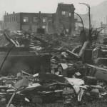 Remains of a café destroyed by the “Roseburg Blast” of August 7, 1959 (Courtesy Oregon Historical Society)