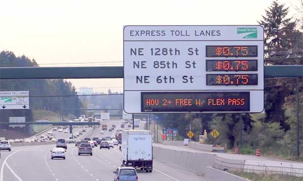 10 freeway express lane pay toll