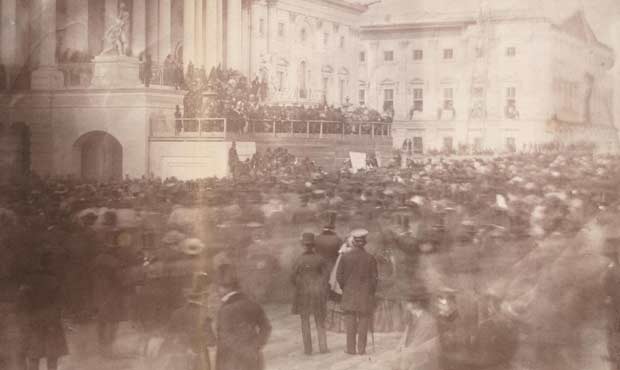 The inauguration of James Buchanan. (Courtesy Feliks Banel)...