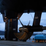 One of the propellers damaged by a crab pot this season. (WSDOT)