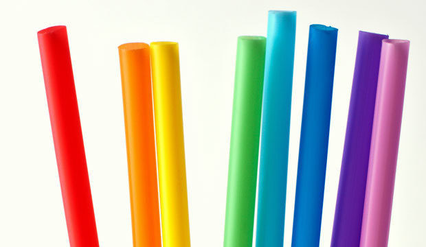 plastic straws...