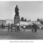 A view of the statue at Volunteer Park from 1925.  (Courtesy MOHAI)