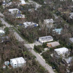 
              Barren trees line a residential neighborhood in the aftermath of Hurricane Irma, Monday, Sept. 11, 2017, in Key Largo, Fla. (AP Photo/Wilfredo Lee)
            