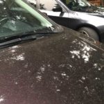 Ash on a car in Shoreline. (Stephanie Klein, MyNorthwest)