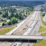 Grading takes place for the new northbound I-5 alignment and the new collector/distributor alignments. (WSDOT)