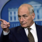 
              White House Chief of Staff John Kelly calls on a reporter during the daily briefing at the White House in Washington, Thursday, Oct. 12, 2017. (AP Photo/Susan Walsh)
            