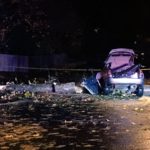 One person was killed when a tree fell onto a vehicle in Renton on Monday. (Jessica Oh/KIRO 7)