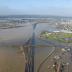 Flooding caused by a December storm in 2007.
 (WSDOT)