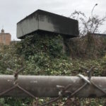 The vent for the shelter is an odd-looking concrete structure just west of the southbound lanes Interstate 5 in the Ravenna neighborhood.  (Feliks Banel)