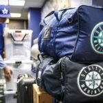 On Tuesday, movers began packing up equipment ahead of the Seattle Mariners' trip down to Arizona for spring training. (Ben VanHouten/Mariners) 
