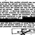 The US AIR FORCE crash investigation report remains redacted, with a much as two pages of text from the narrative still unavailable for public review.  (U.S. Air Force) 