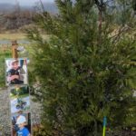 Items from a temporary memorial at the site of the Oso landslide. (Hanna Scott/KIRO Radio)