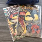 "Fantastic Four" No. 52 and 53 -- the first ever appearance of Black Panther in any comic book. Seattle Police Officer Kevin Stuckey gave these away to Kiera Nagai -- the winner of a comic book drawing he organized. (Dyer Oxley, MyNorthwest)