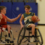 Right, 15-year-old Jake Eastwood of Mill Creek plays for the Seattle Adaptive Sports Jr Sonics Wheelchair Basketball Team. Contributed photo
