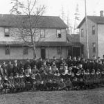 Puyallup Indian School, Tacoma, WA. 1889. (Suquamish Museum Archives)