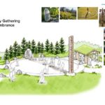 A concept drawing for the Oso Memorial. (Courtesy photo)