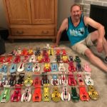 Brian Anderson graduated from pulling street hydros to making and selling scale models for the past few decades. Brian writes, "I have provided models for many owners, drivers, crew and sponsors over the years and am currently working with an owner on a paint scheme for his boat next season.  I will be at the lake this week as always with the other collectors, talking with the fans and hearing their stories when they see my models. I guess a part of me never did grow up, but having survived cancer twice, I believe that is a very good thing." (Brian Anderson)