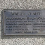 The  dedication  plaque  at  Walker  Chapel  AME  Church,  as  it  appeared  few  years  ago;  the  congregation  has  moved  to  a  new  home  in  Renton.  (via  Facebook) 
