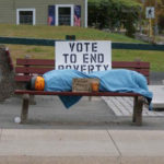 Mike Lano created a typical Ballard bench scene with his pumpkin. (Mike Lano)